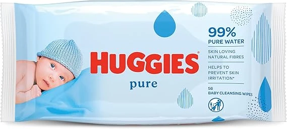 Huggies Baby islak Mendil Pure 56S