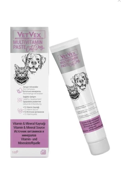 Vetvex Multıvıtamın Pasta Kedi Ve Köpekler İçin -Vitamin Ve Mineral ürün görseli 1
