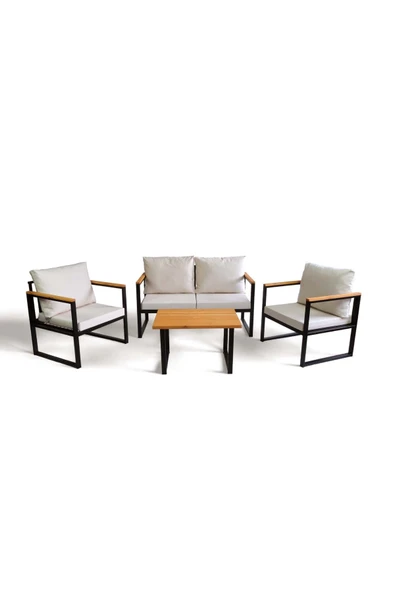 Woodesk  Rosa Bahçe Takımı 2+1+1+Sehpa CPT5553-130