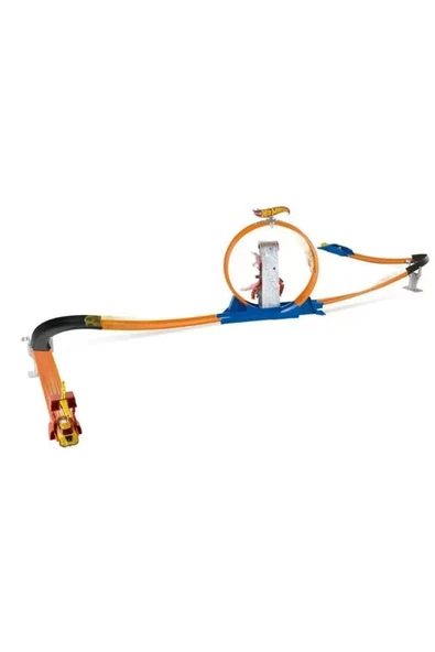HOT WHEELS Motor Yarışçıları 3in1 Oyun Seti - Turbo Race Set DNN81 - 2