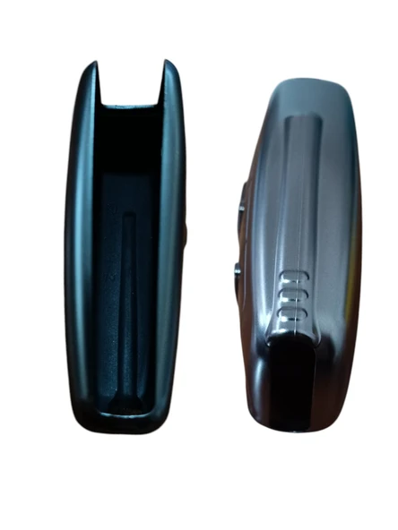 Audi A3 Q2 Anahtar Uyumlu Silikon Oto Anahtar Kumanda Kabı Kılıf Siyah - 3