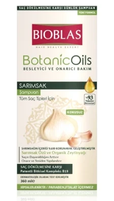 Bioblas Sarımsak Şampuanı Tüm Saç Tipleri İçin Bioblas Saç Dökülmesine Karşı Şampuan Kollajen + Keratin 360 ml 2'li set - 3