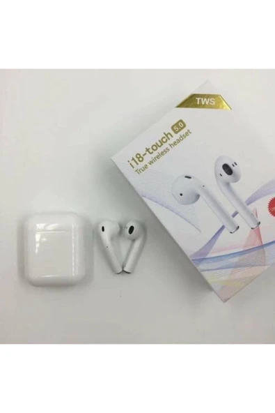 Değerli I18 Touch Tws Kablosuz Bluetooth Dokunmatik Siri Destekli Ios Adroid Uyumlu Universal Kulaklık - 3