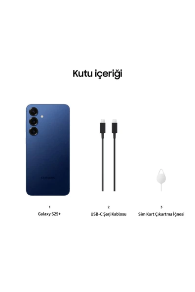 SAMSUNG Galaxy S25 PLUS 256 GB Lacivert (Samsung Türkiye Garantili) - 8