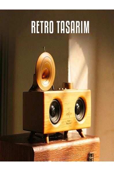 Aksoytekno Retro Gramafon Bluetooth Hoparlör - 2