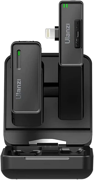 ULANZI UW-MIC Kablosuz Kayıt Yaka Mikrofonu Lightning Teşhir ürün görseli 1