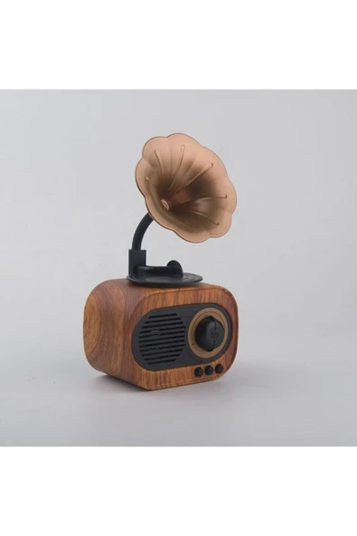 Dolia Bluetooth Hoparlör Vk-b5 Gramafon Nostalji Radyo - 3