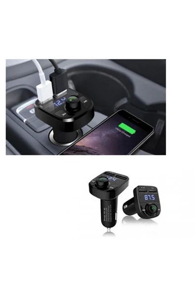 Lucest Yeni Kr Bluetooth Fm Transmitter Car X8 Kampanyalı