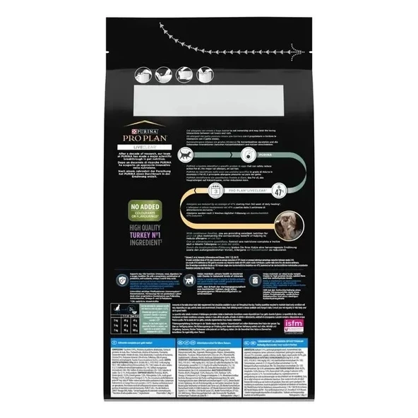 Pro Plan Liveclear Hindili Yaşlı Kısırlaştırılmış Kedi Maması 1.4 Kg - 3