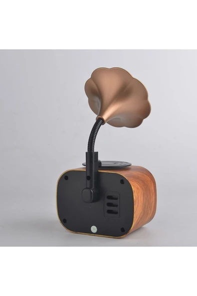 ayaz telekomünikasyon Bluetooth Hoparlör Vk-b5 Gramafon Nostalji Radyo - 2
