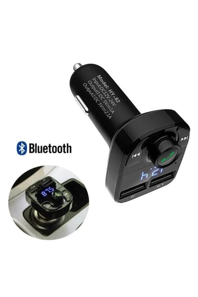 Japanex Car X8 Wireless Araç Kiti Ve Şarj Cihazı Fm Çift Usb Transmitter - 4