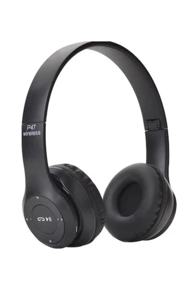 POLYGOLD Güvenlisepet Bluetooth Kulaklık Kulak Üstü Kablosuz Kulaklık Sd Hafıza Kart Girişli Wireless 5.0 P47 ürün görseli 1