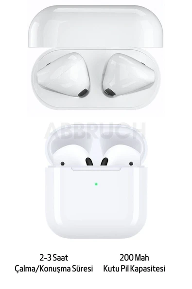 cep312 Tws Pro 5 Ios Android Uyumlu Bluetooth Kulaklık Bulutut Dokunmatik Mikrofonlu Konuşmak Için - Resim 3