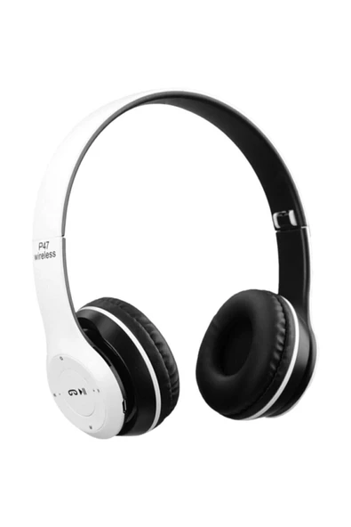Hunter P47 Bluetooth Kulaklık Wireless Kablosuz Kart Girişli Radyolu Aux