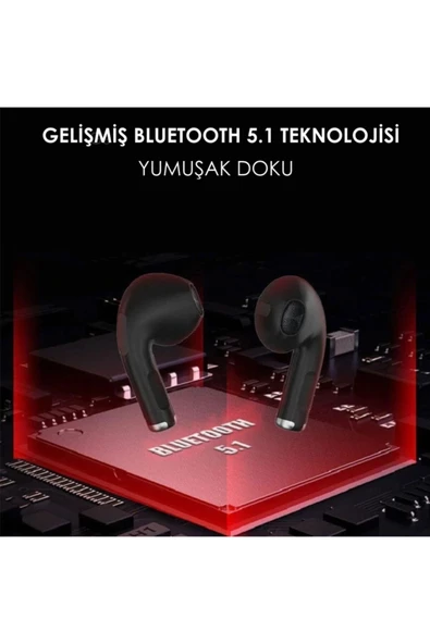 MegiTek Universal  Pro 5 Tws Bluetooth Kulaklık Yeni Versiyon 8d Ses Kalitesi Twspro5 - Resim 6