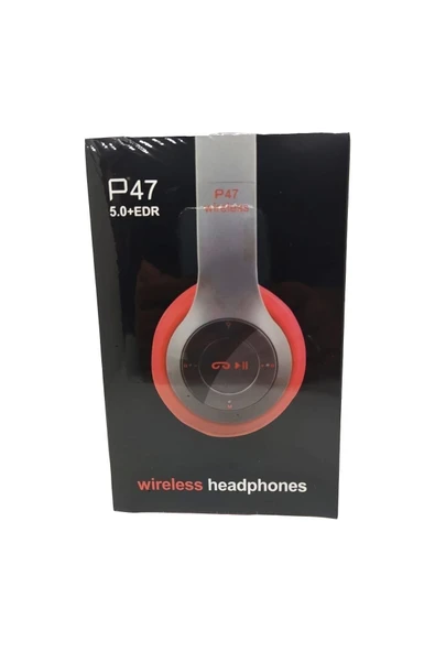 Nikadu P47 Wireless Kulaklık, P47 Wireless Headphone Radyolu Versiyon, P47 Kulaklık, P47 Bluetooth Kulaklı