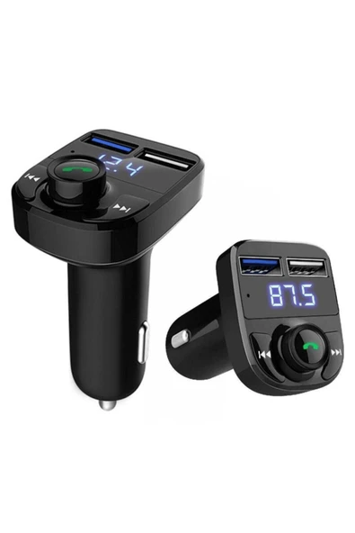 Japanex Car X8 Wireless Araç Kiti Ve Şarj Cihazı Fm Çift Usb Transmitter