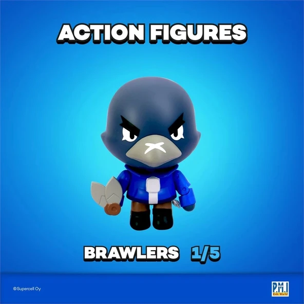 Brawl Stars Tekli Aksiyon Figürü - Crow - 4