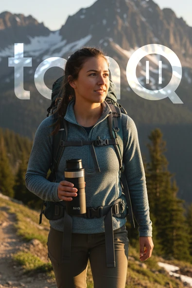 TanQ Ömür Boyu Garantili Active Paslanmaz Çelik Termos Midnight Black 0.35 Lt- (12 Oz) - 3