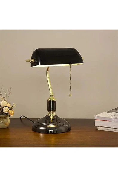 CATA Londra  Gold-Siyah Metal Masa Lambası CT-8511