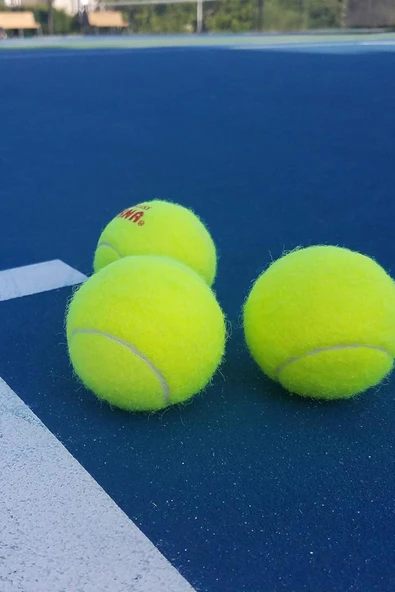 12 Adet Tenis Topu Başlangıç Seviye Eğitim Antrenman Amatör Maç Topu Tennis Ball - Resim 3