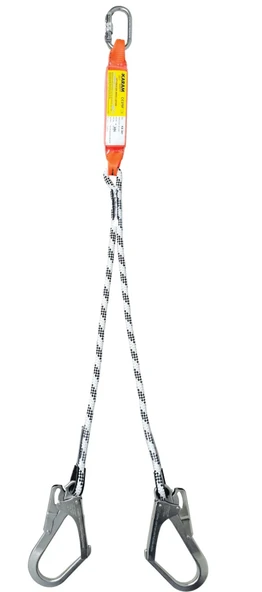 KARAM KA341 Şok Emici Çift Kollu Statik Halatlı Büyük Kancalı - 3