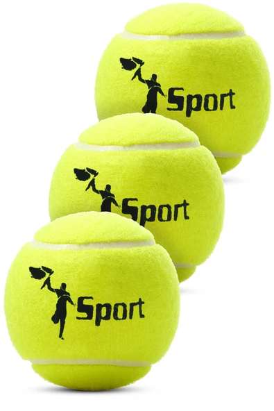 3 Adet Tenis Topu Başlangıç Seviye Eğitim Antrenman Amatör Maç Topu Tennis Ball