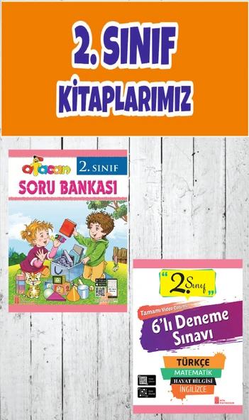 Ata 2.Sınıf Afacan Soru Bankası+ 6 lı Deneme Sınavı