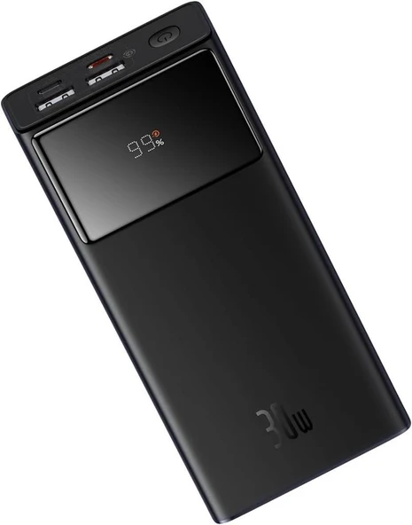 Baseus Star Lord 30 W Siyah 10000 mAh Hızlı Şarj Powerbank Teşhir