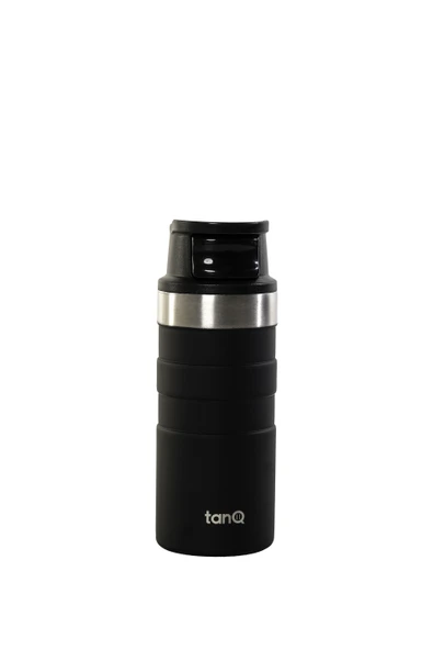 TanQ Ömür Boyu Garantili Active Paslanmaz Çelik Termos Midnight Black 0.35 Lt- (12 Oz)