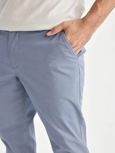 Heredot H6302 Erkek Slim Fit Chino Keten Pantolon - 4