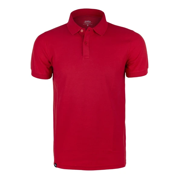 Evolite DeepRaw Bay Polo T-Shirt - Kırmızı