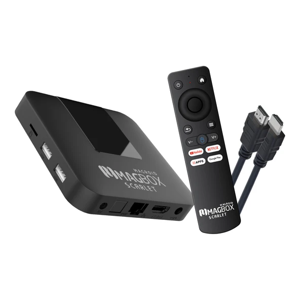 Ayt Magbox Magroid Scarlet 16 GB HDD 2 GB Ram 2.4G H313 Cpu Android Tv Box İ p Tv Destekli