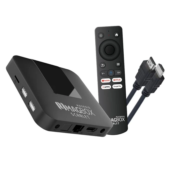 Ayt Magbox Magroid Scarlet 16 GB HDD 2 GB Ram 2.4G H313 Cpu Android Tv Box İ p Tv Destekli - 5