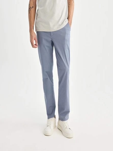 Heredot H6302 Erkek Slim Fit Chino Keten Pantolon - 2