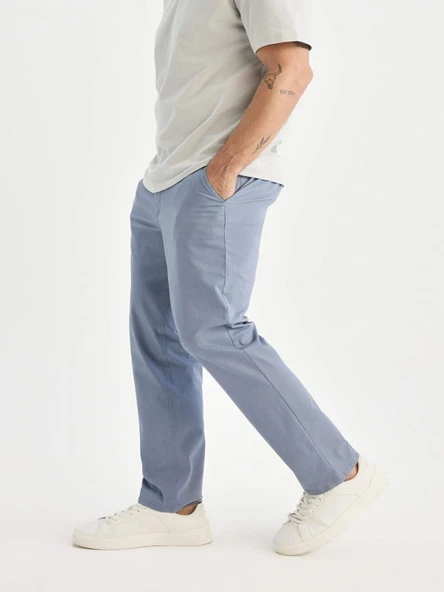 Heredot H6302 Erkek Slim Fit Chino Keten Pantolon - 3