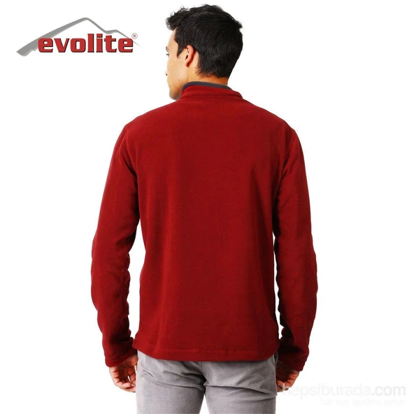 Evolite Fuga Bay Mikro Polar Sweater - Bordo - 3