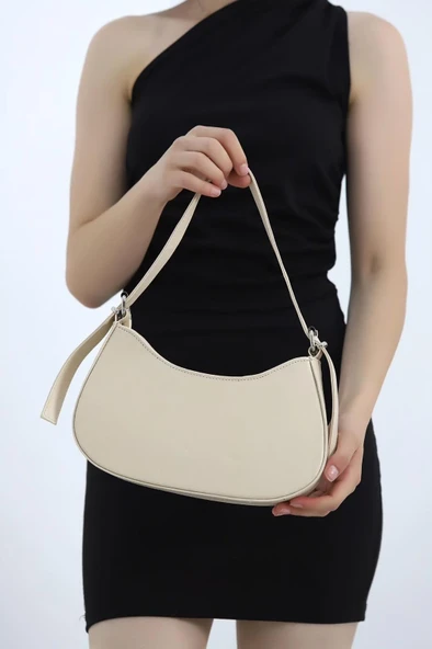 VELSE Suni Deri Bayan Omuz Çantası - Resim 4