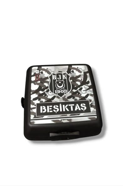 Beşiktaş Lisanslı Plastik Beslenme Kabı/Kutusu (Kamuflaj)