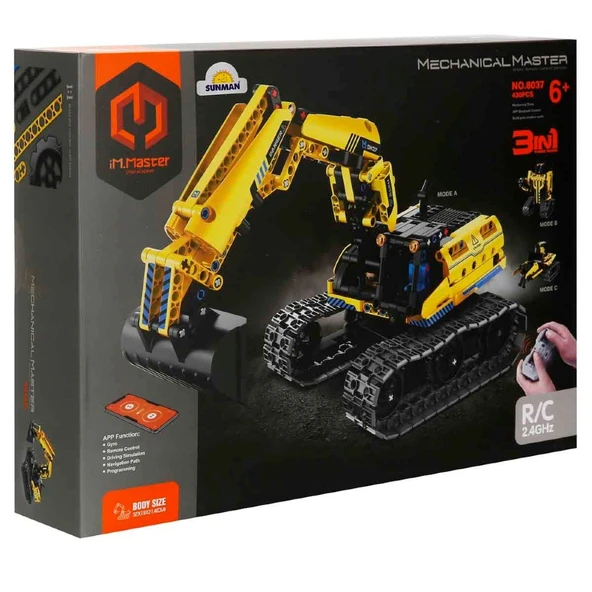 iM Master 3in1 Uzaktan Kumandalı Kepçe 2.4 Ghz 430 Parça - 7