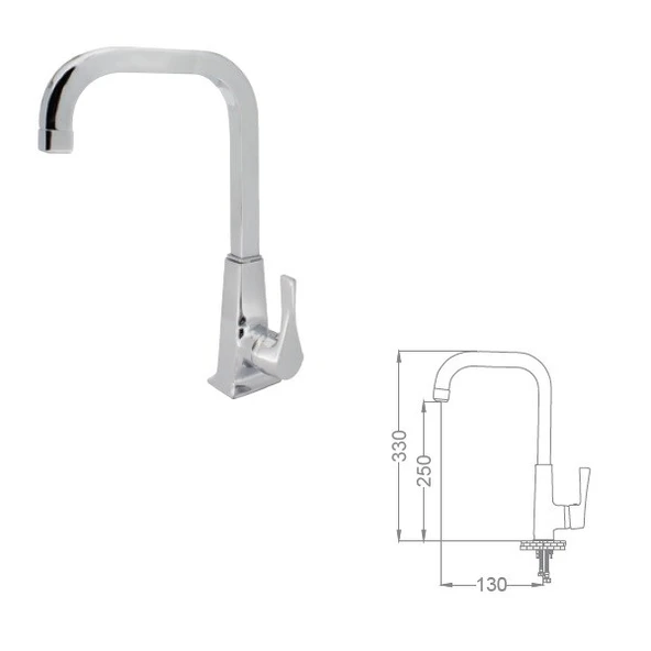 POLİSU BELİNAY MİX KUĞU EVİYE BATARYASI - Resim 2