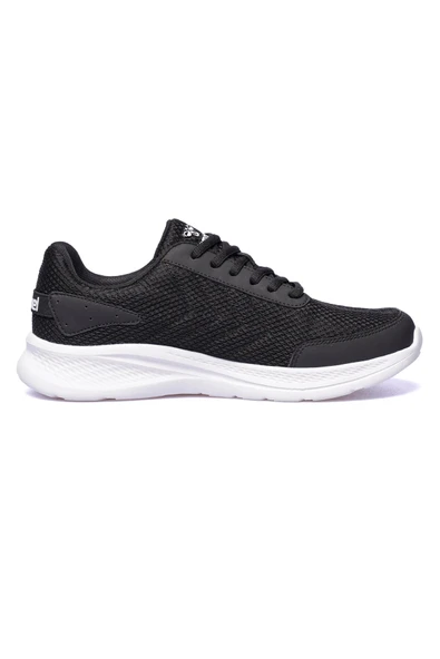 Hummel Siyah Beyaz Hafif Esnek Hava Alan Unisex Spor Ayakkabı 900677 Hml Davis