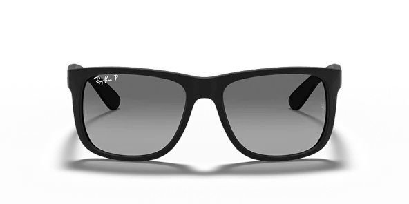 Ray-Ban Justin 4165 622/T3 Black-Light Grey Polarize Güneş Gözlüğü - 2