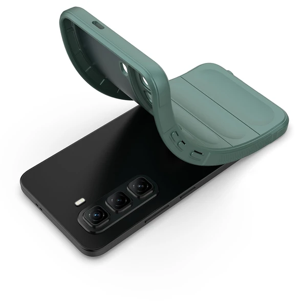 İnfinix Hot 50 Pro 4G Kılıf Esnek TPU Oyuklu Arka Yüzey Tasarımlı Etnik Silikon Kapak - Resim 6