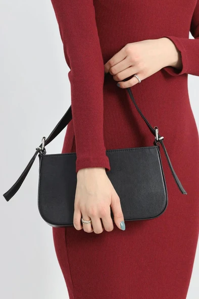 VELSE Suni Deri Bayan Omuz Çantası VS.BLKT.0285 ürün görseli