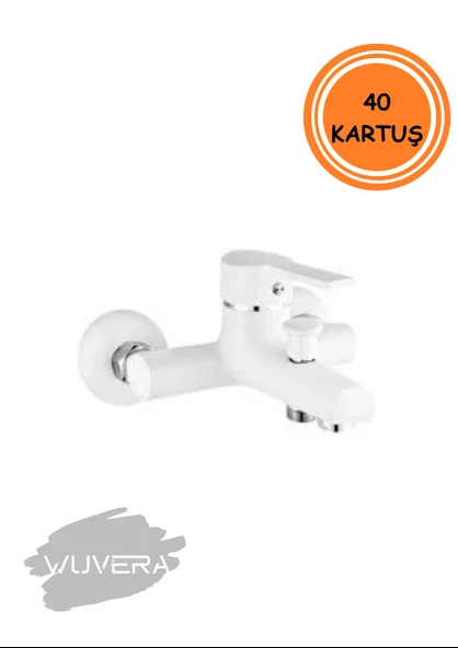 Wuvera Beyaz Lüks Delta Banyo Bataryası – Çift Girişli, Mix (Aç-Kapa), Şık ve Dayanıklı - 3