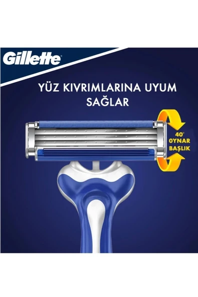 Gillette Blue3 Comfort Tıraş Bıçağı 8 Adet - 6