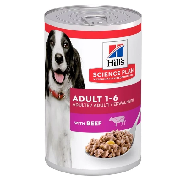 Hills Biftekli Köpek Konserve Maması 370 Gr
