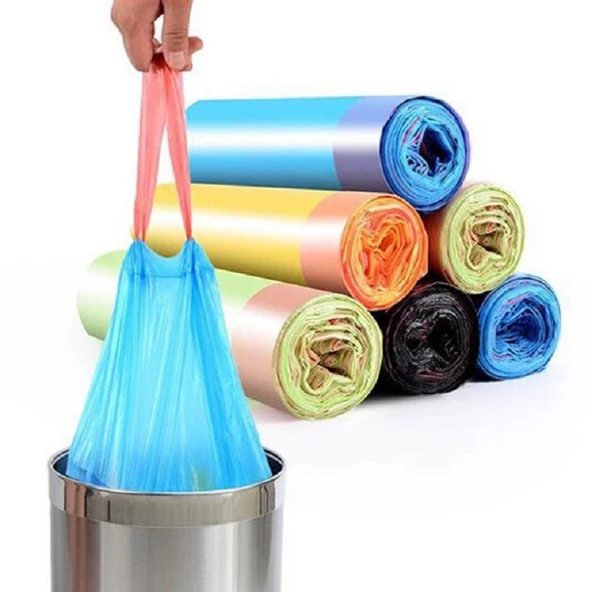 Sera Çöp Torbası Büzgülü Vanilya Kokulu Orta Boy 15 Li 55 x 60 Cm x 3 Paket - 3