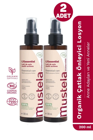 Mustela Çok Amaçlı Temel Bakım Losyonu 200 ml 2 Adet